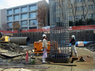 東京都市大学 新１号館建築工事の現在の状況について