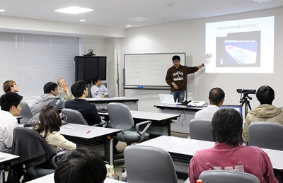 「さくらサイエンスプラン」で招聘されたタマサート大学（タイ王国）の学生による成果発表会が東京都市大学で行われました
