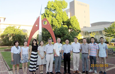「さくらサイエンスプラン」で招聘された東北財経大学の大学院生が東京都市大学環境学部で研究交流