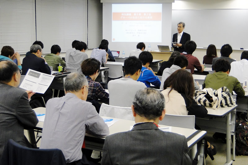 東京都市大学　特別講義　第5章「グローバル社会における経営」の第2回講義を開催
